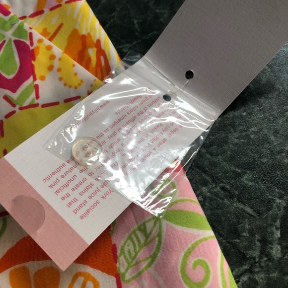 Women’s rare yellow & pink NWT Y2k Lilly Pulitzer karlo Mini skirt - Picture 8 of 11